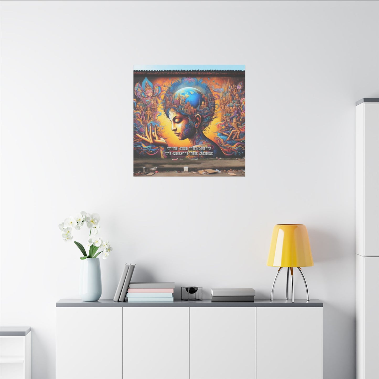 WITH OUR MINDS Matte Canvas, Stretched, 0.75"