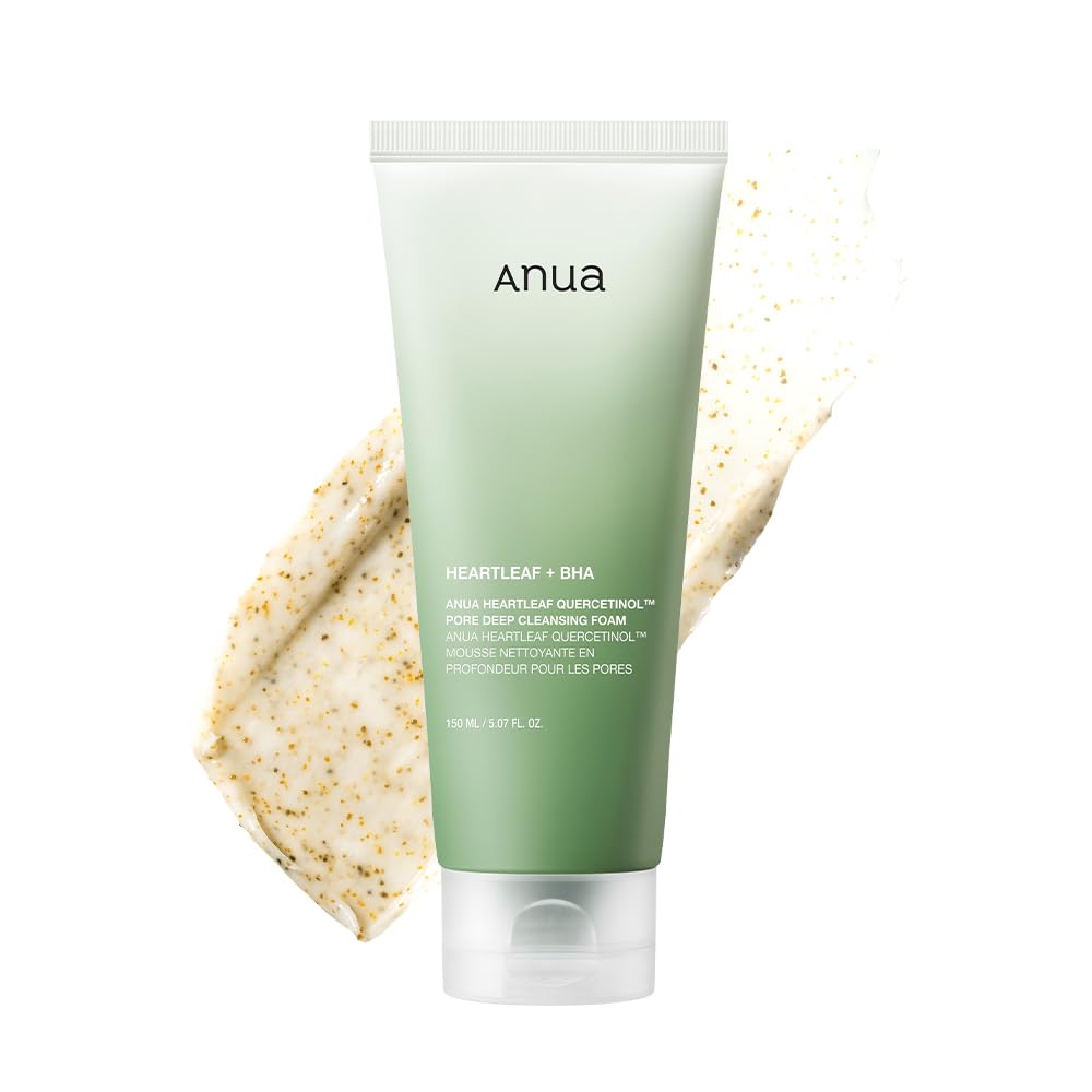 Anua Heartleaf Quercetinol Pore Deep Cleansing Foam (Korean Skincare)