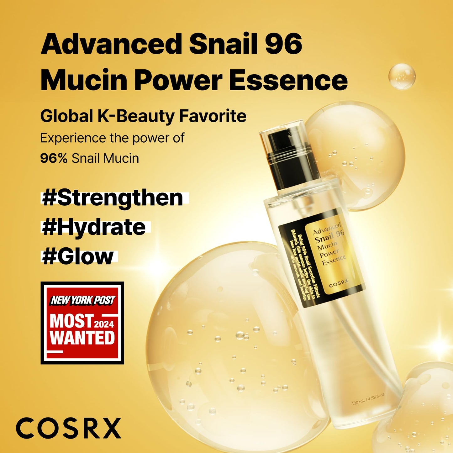 COSRX Snail Mucin Repairing & Hydrating Serum (100ml)