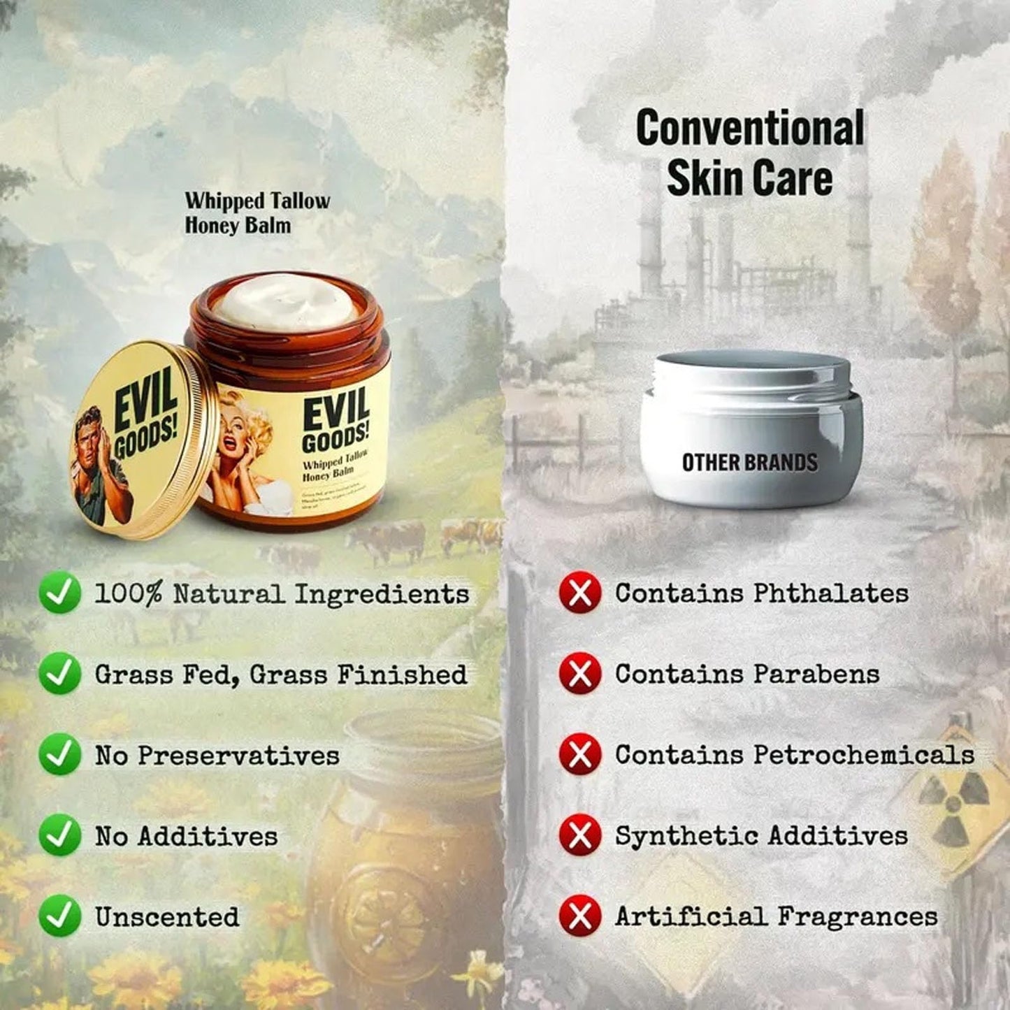 Whipped Beef Tallow and Honey Balm