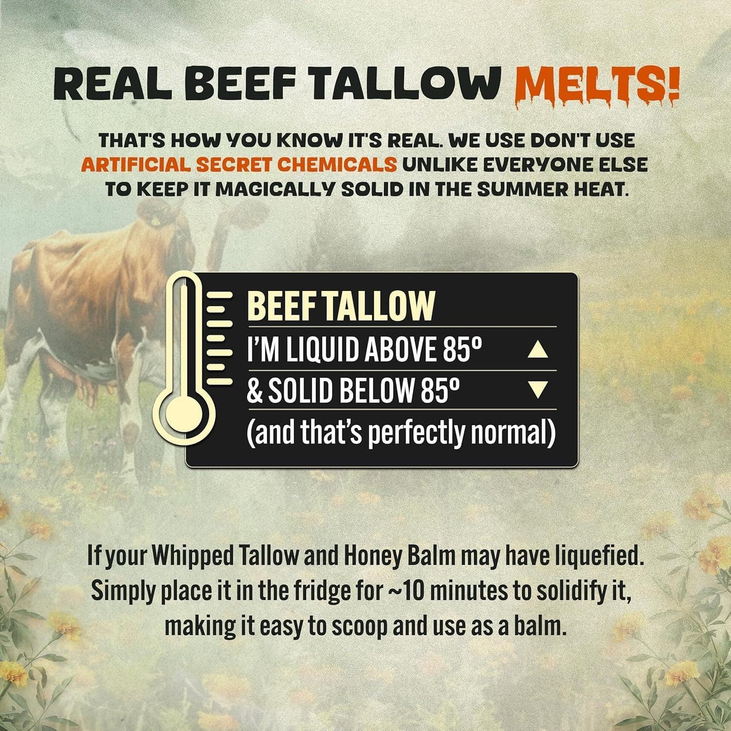 Whipped Beef Tallow and Honey Balm